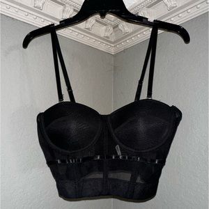 Black bra/bralette top, Size Large purchased from Shein